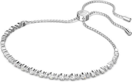 Swarovski Matrix Tennis Soft Bracelet, Round Cut Clear Crystals, Part of the Matrix Tennis Collection